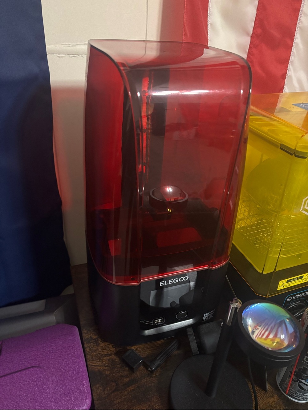 Elegoo Translucent Red Resin Printer Housings